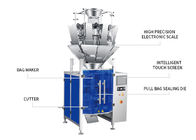 آلة تعبئة وتغليف الطعام المنفوخة متعددة الرؤوس 20 كيس / دقيقة 420 مم 2500 مل